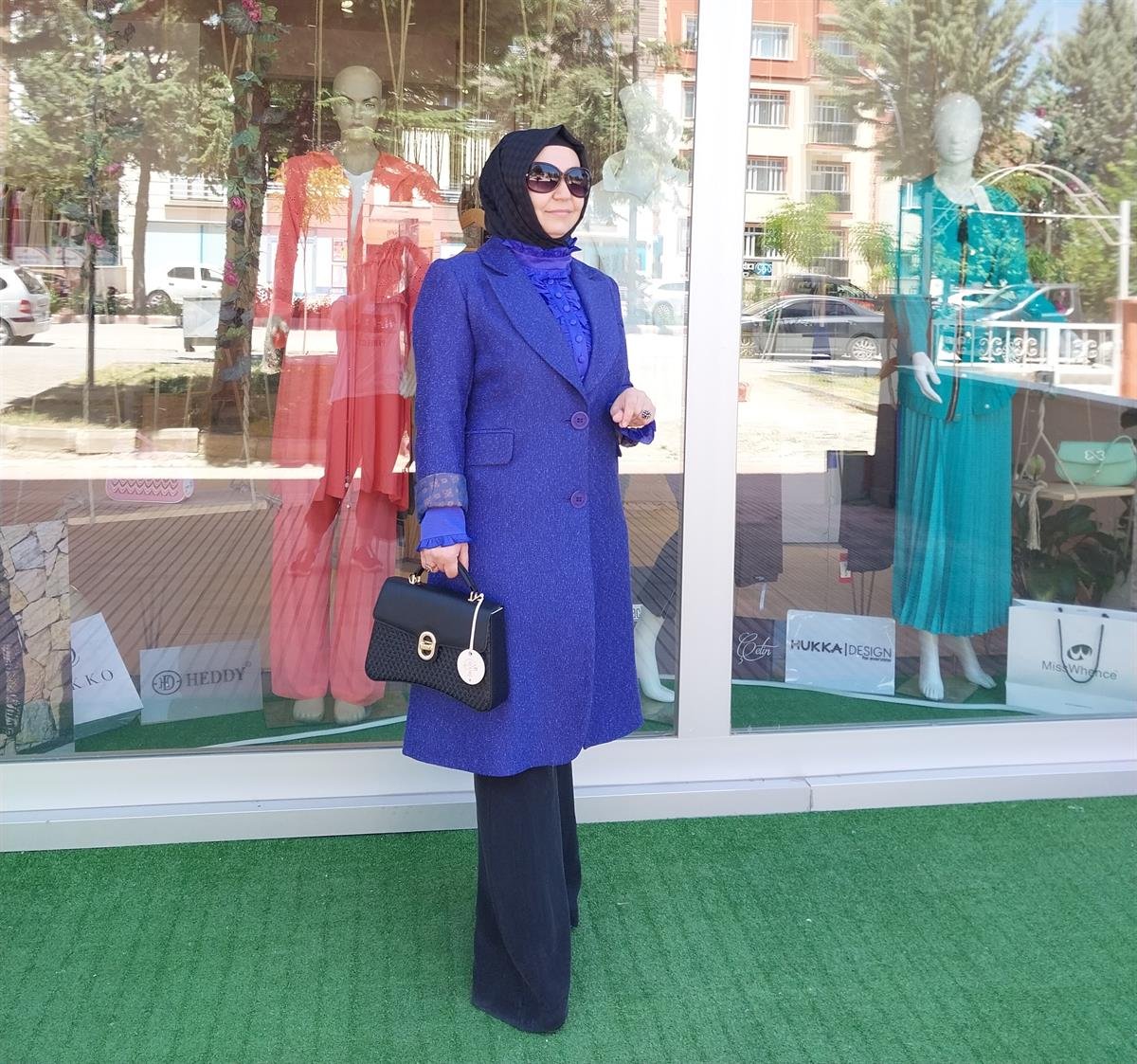 MİSSWHENCE UZUN BLAZER CEKET MOR 33200