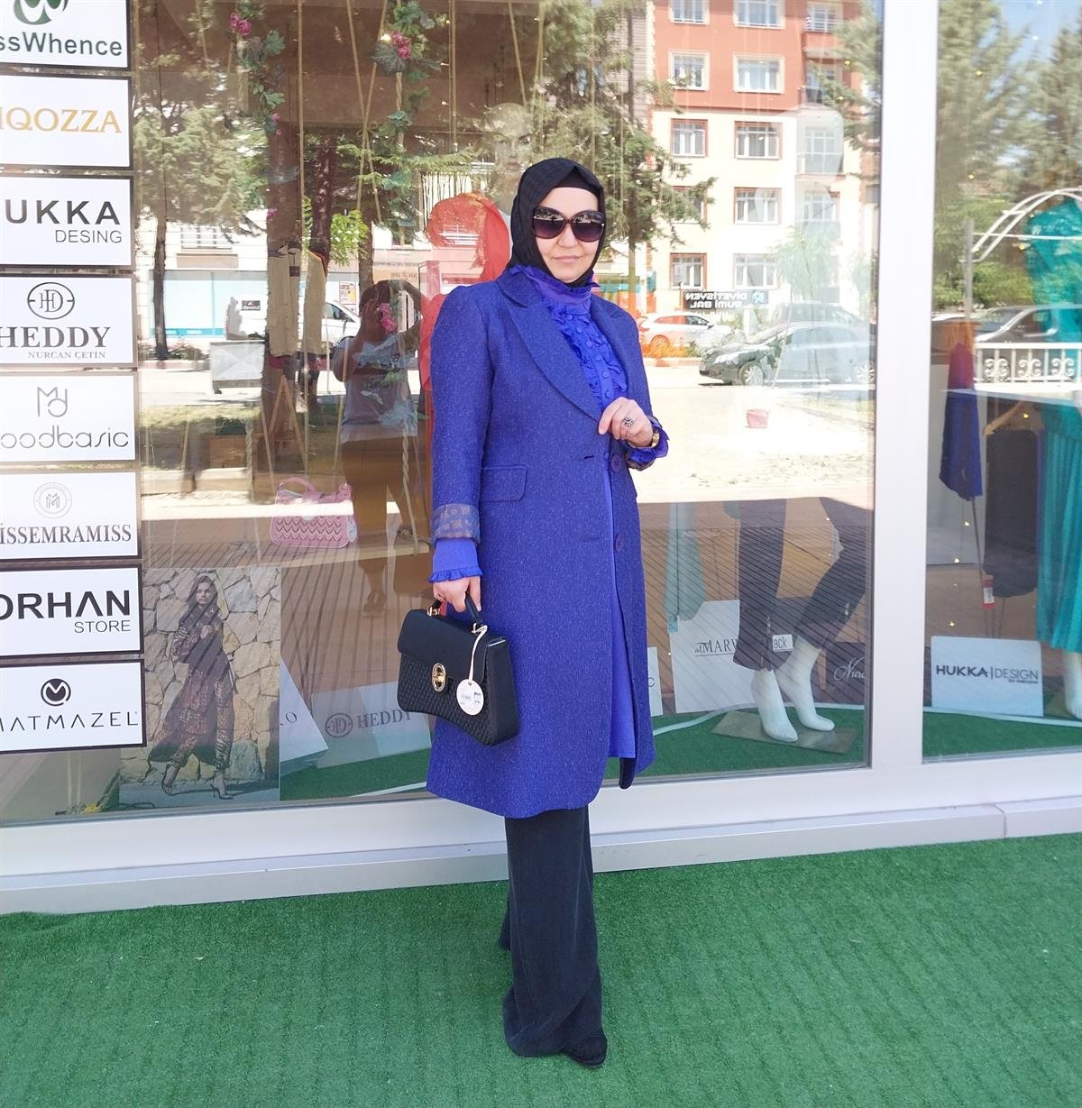 MİSSWHENCE UZUN BLAZER CEKET MOR 33200