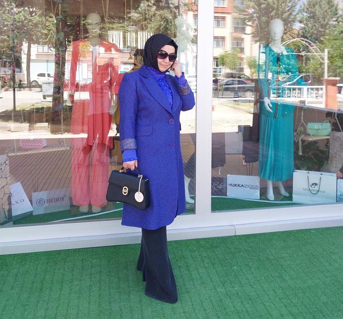 MİSSWHENCE UZUN BLAZER CEKET MOR 33200