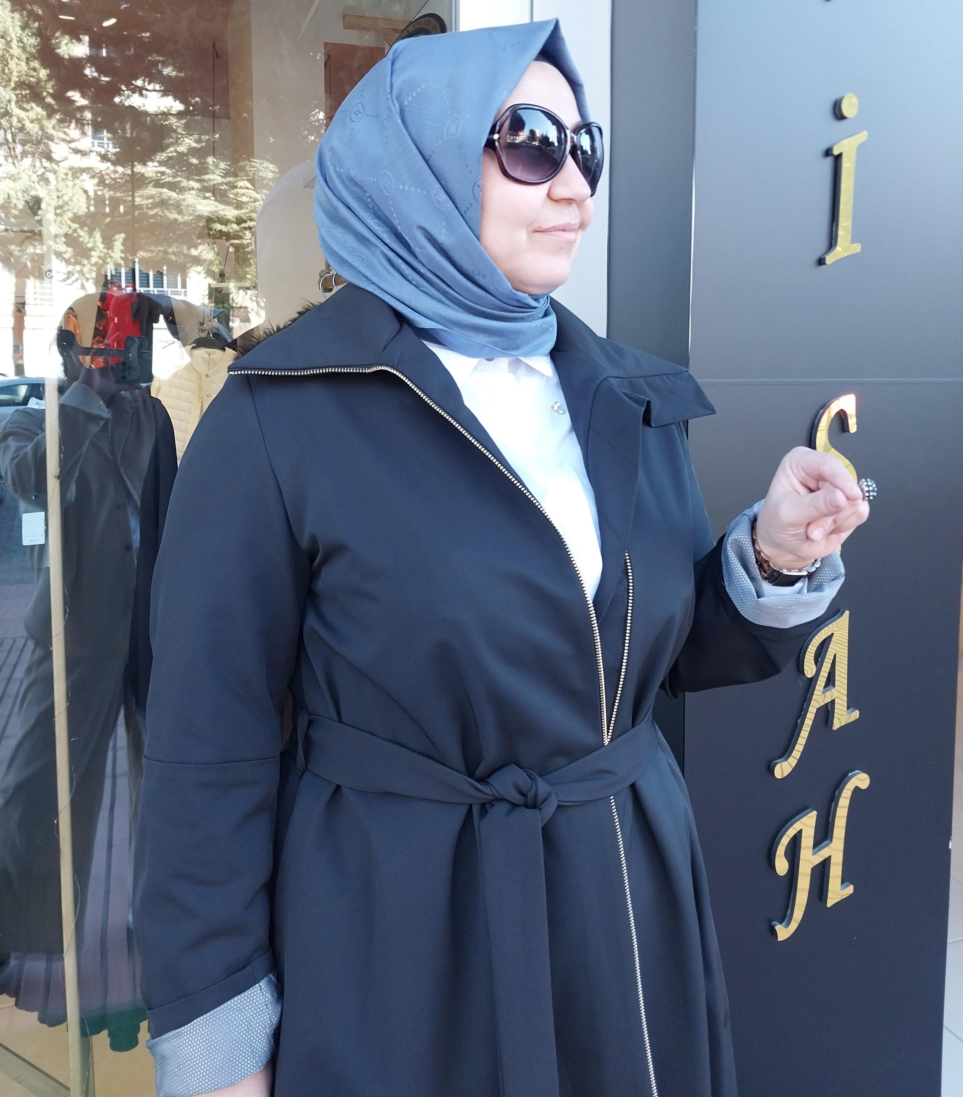 MİSSWHENCE YAN FERMUAR DETAYLI KISA PARDESÜ SİYAH 34502