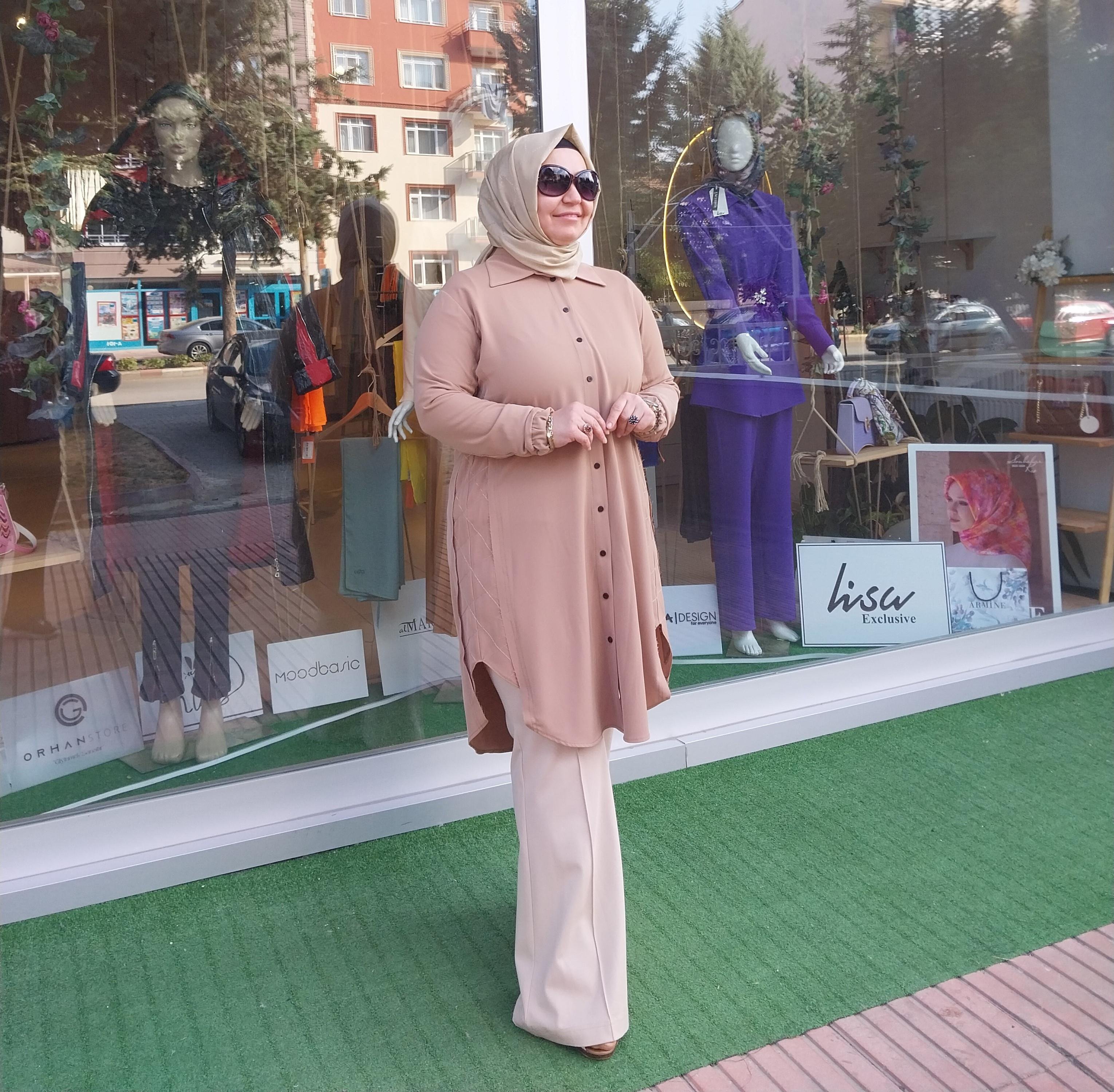 MİSSWHENCE YANI DİKİŞ DETAYLI GÖMLEK KAYISI 34303