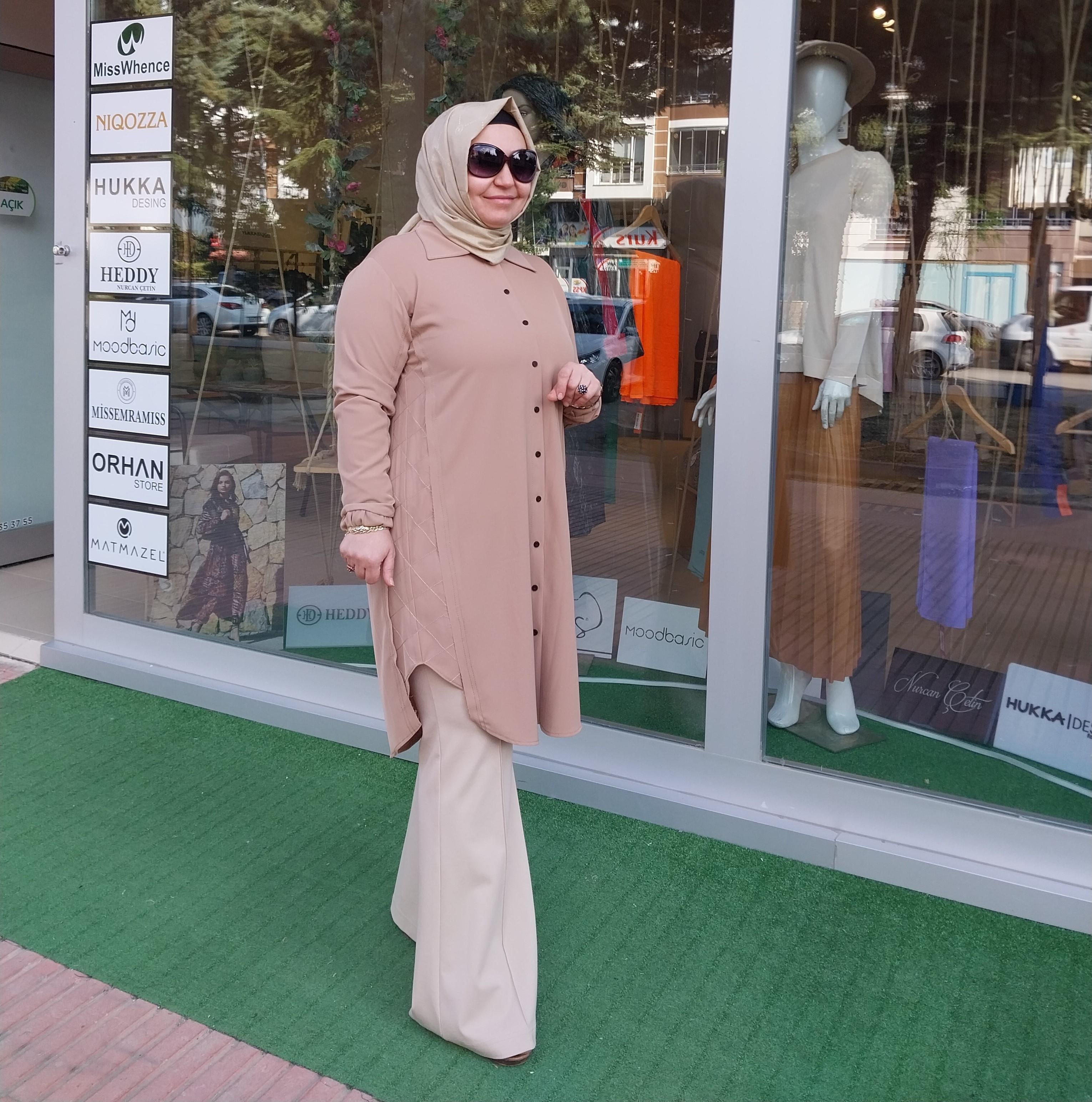 MİSSWHENCE YANI DİKİŞ DETAYLI GÖMLEK KAYISI 34303