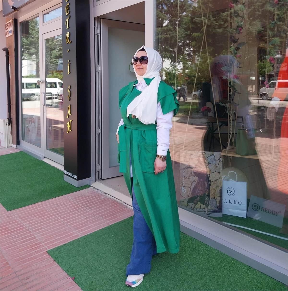 MİSSWHENCE YELEK YEŞİL 33703