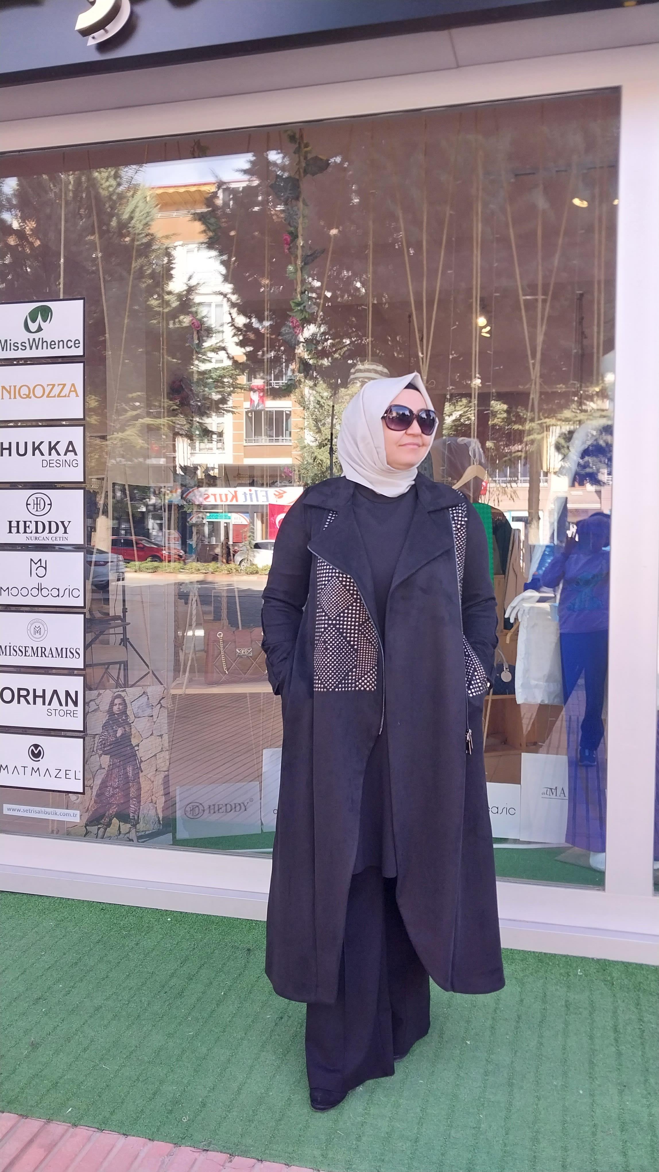 MİSSWHENCE ZIMBA DETAYLI SÜET PARDESÜ SİYAH 34520