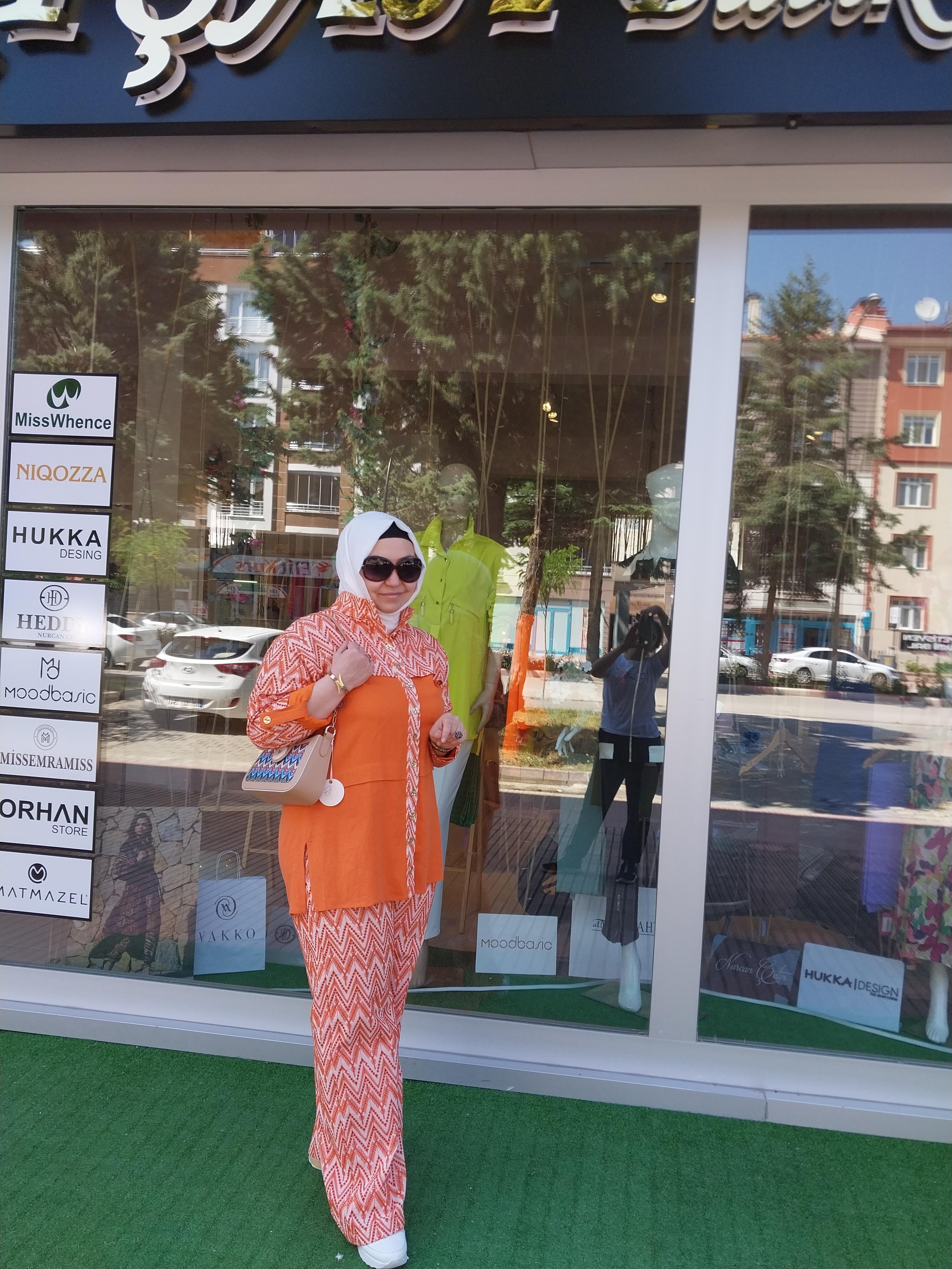 NİQOZZA ROJO BRODE BOMBER TAKIM TURUNCU 60041