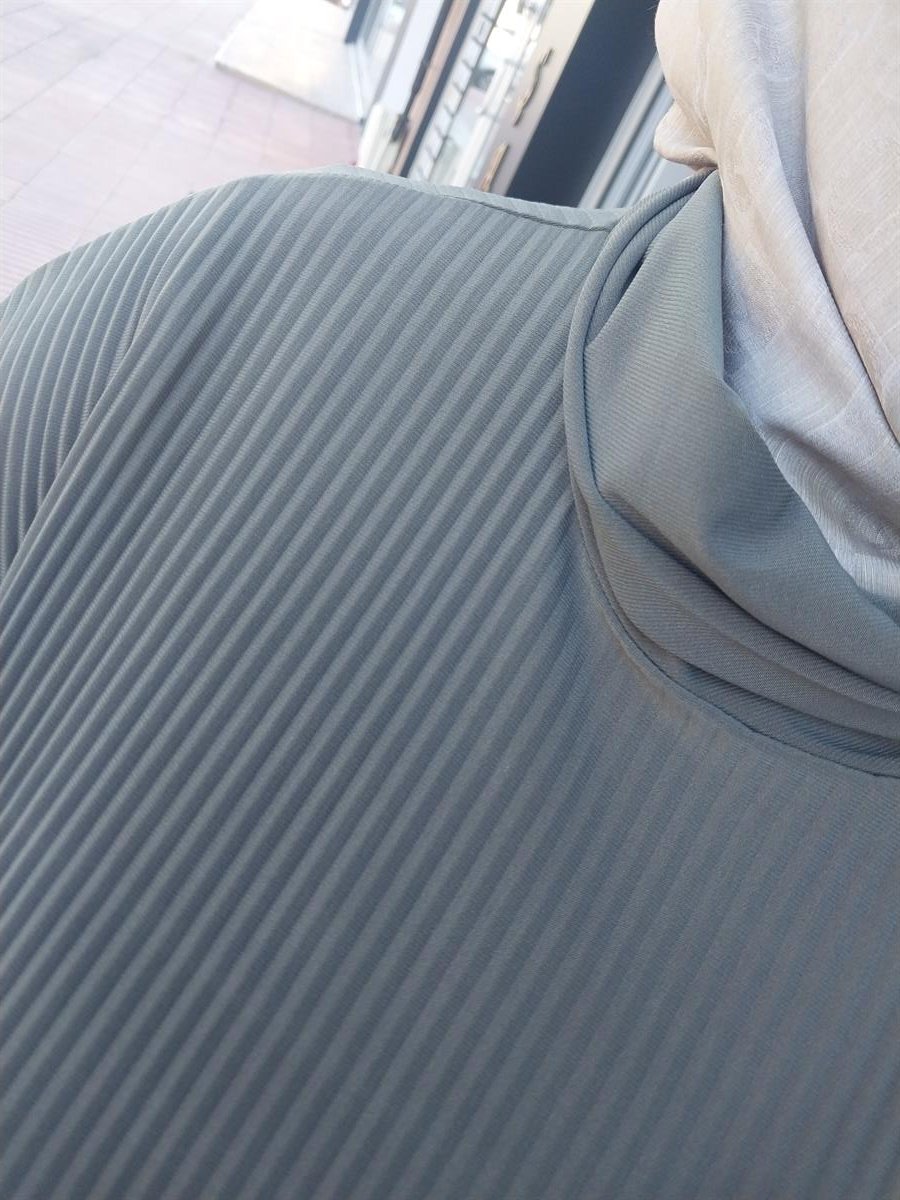 NURCAN ÇETİN FİTİL GÖRÜNÜMLÜ BOL PAÇA PANTOLONLU TAKIM HAKİ 23434