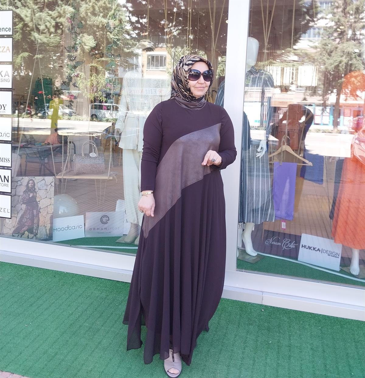 NURCAN ÇETİN YELEKLİ TAKIM ELBİSE KAHVE 24601