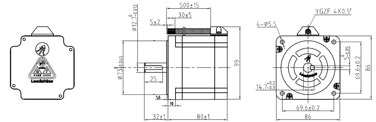 4.5 Nm Step Motor Leadshine