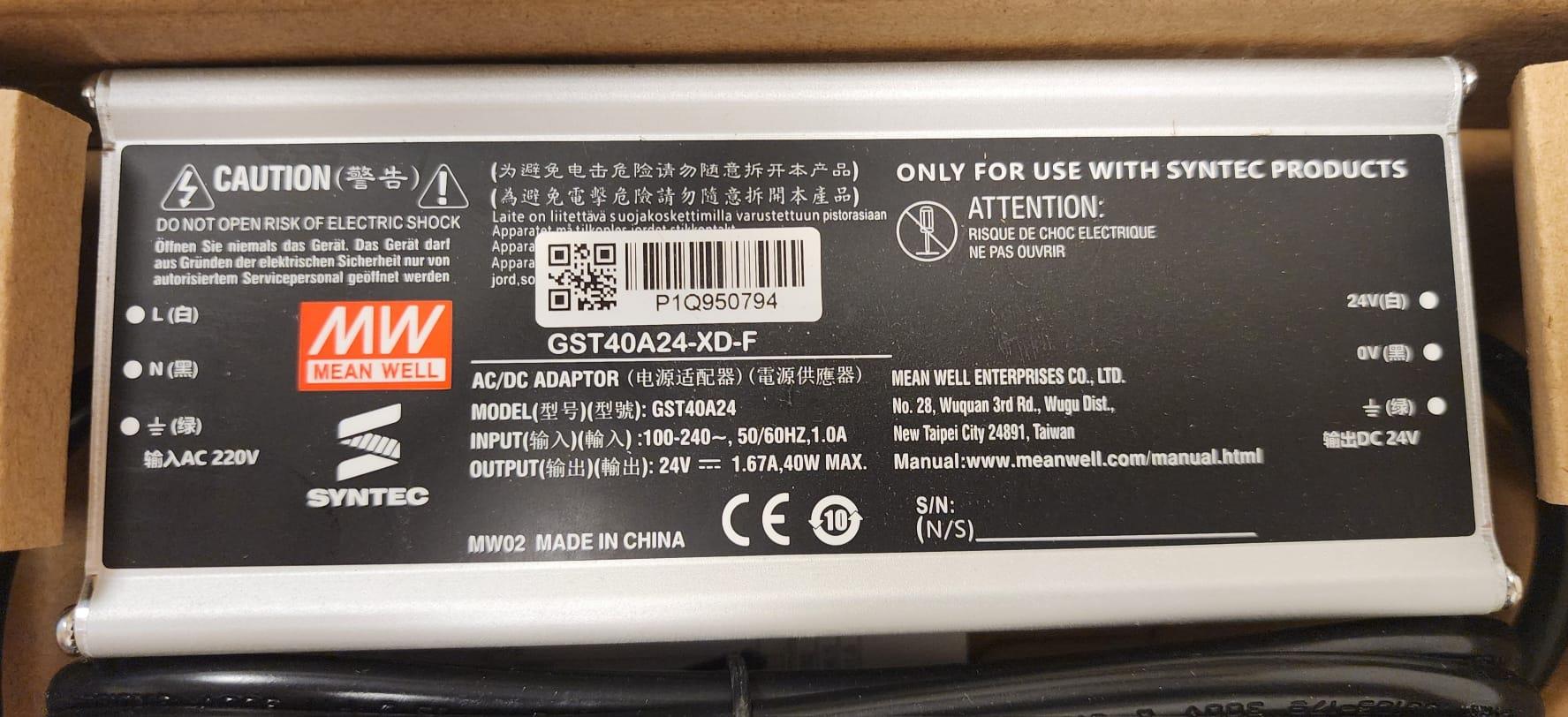 40W 24V Güç Kaynağı Meanwell