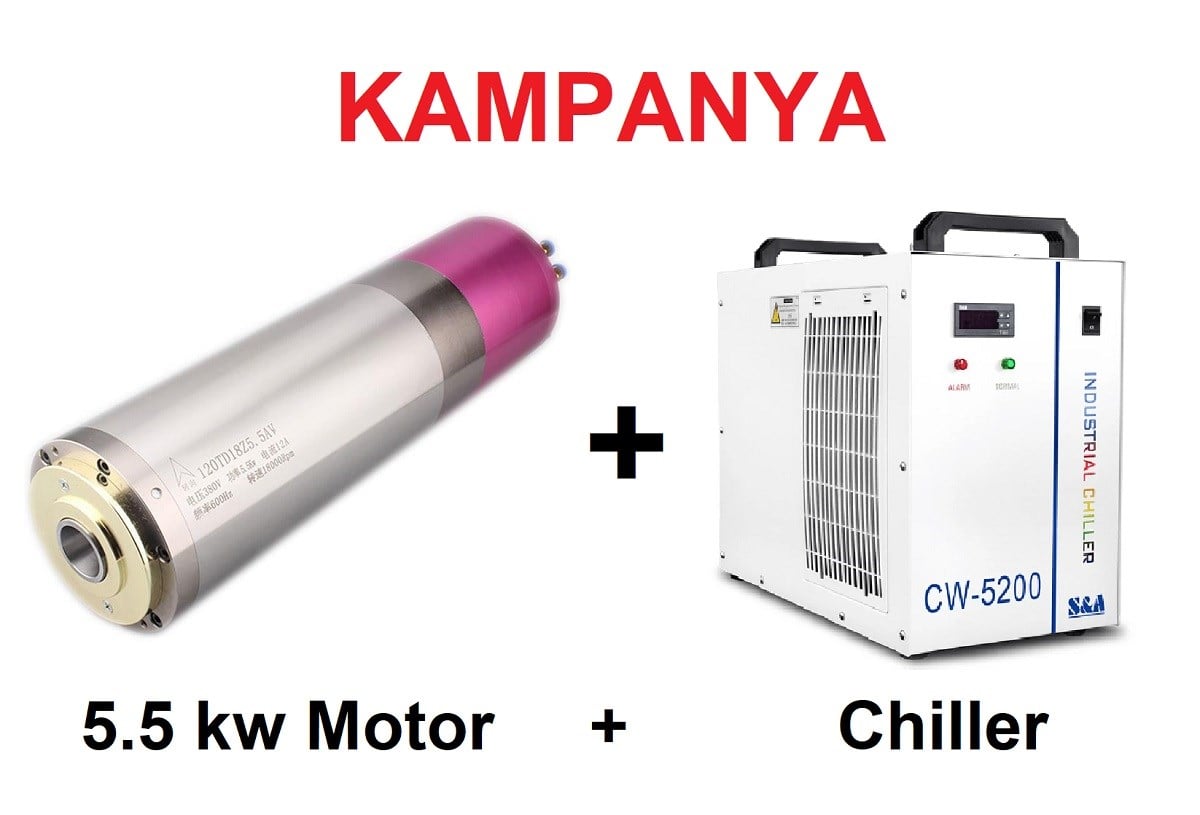 5.5 kw ATC Spindle Motor Su Soğutmalı
