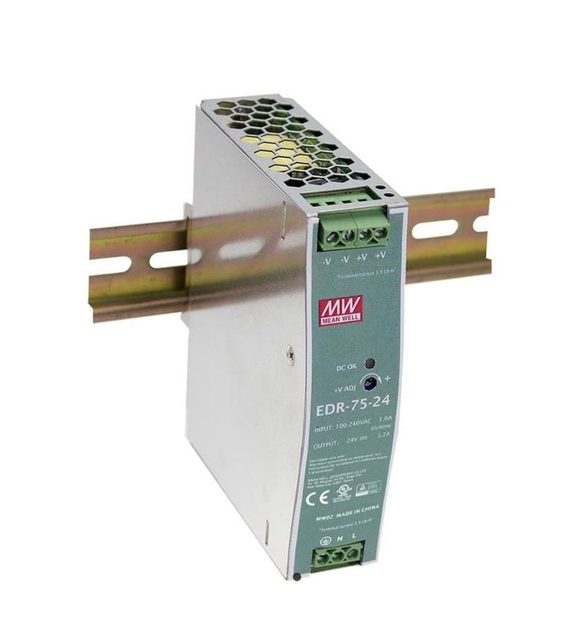 75W 24V Ray Tipi Güç Kaynağı SMPS