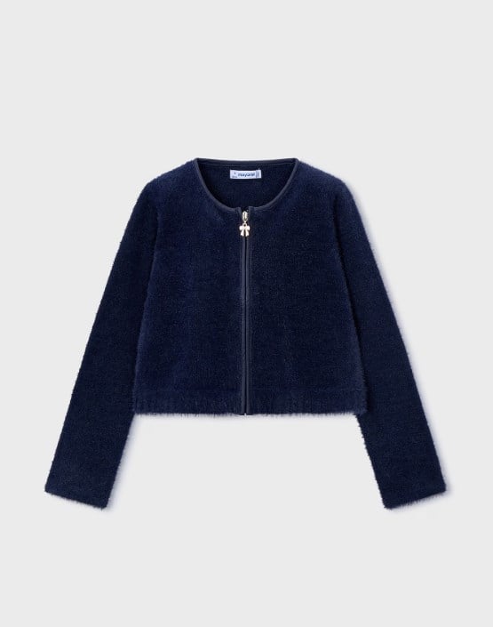 4310 Hırka örme sahte kürklü