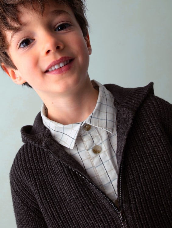 4386 PULOVER-ORME KAPSONLU