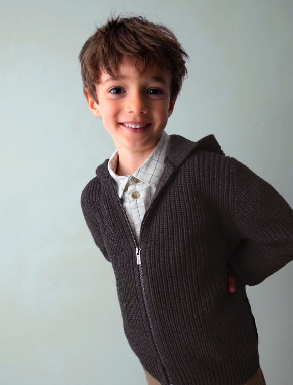 4386 PULOVER-ORME KAPSONLU