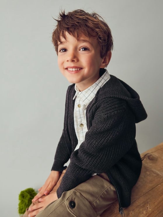 4386 PULOVER-ORME KAPSONLU