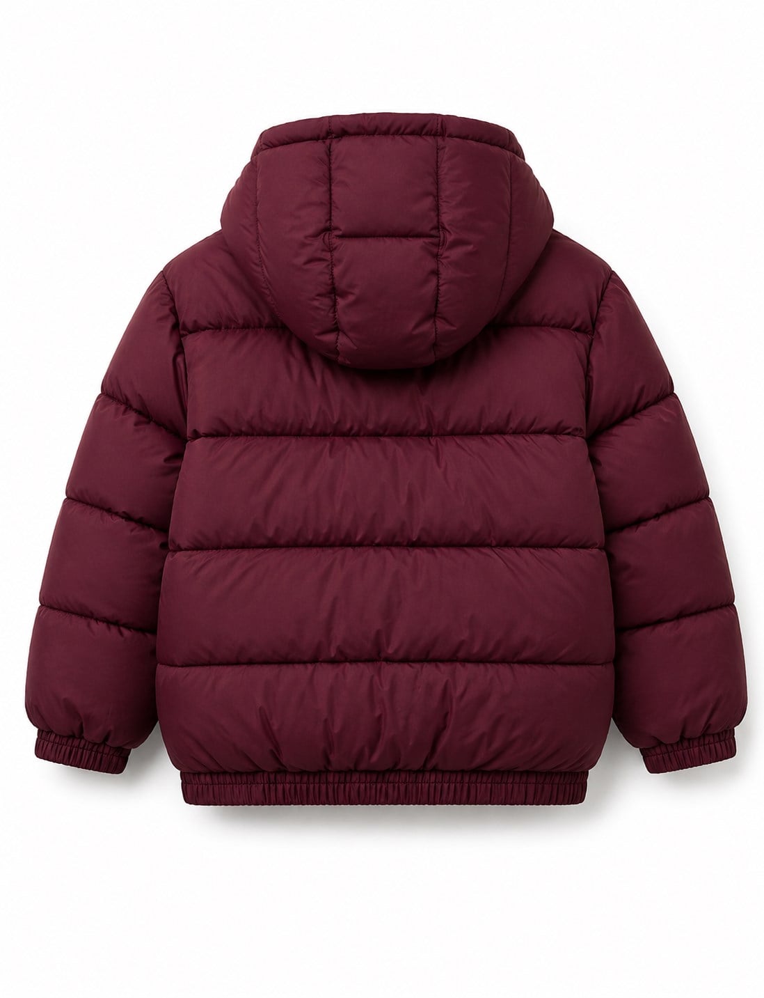Benetton Çocuk Düz Şişme Mont 6-14 Yaş BORDO