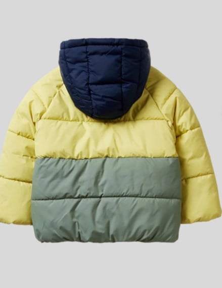Benetton Erkek Bebek Kontrast Mont 1-6 Yaş SARI