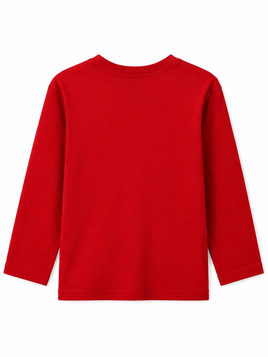 Benetton Erkek Bebek Logo Baskı Uzun Kollu Tshirt 1-6 Yaş KIRMIZI