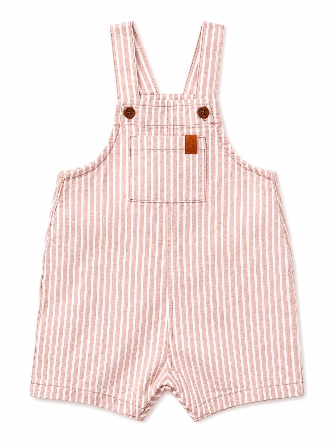 Benetton Erkek Bebek Müslin Şort Tulum 1-6 Yaş KİREMİT