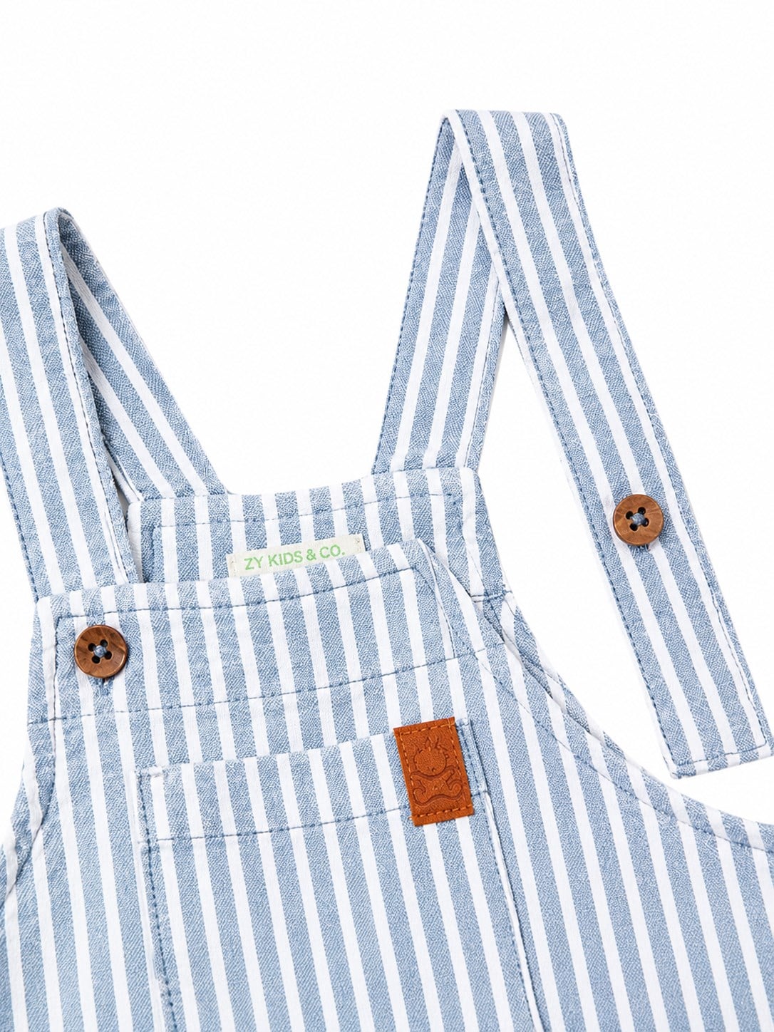Benetton Erkek Bebek Müslin Şort Tulum 1-6 Yaş MAVİ