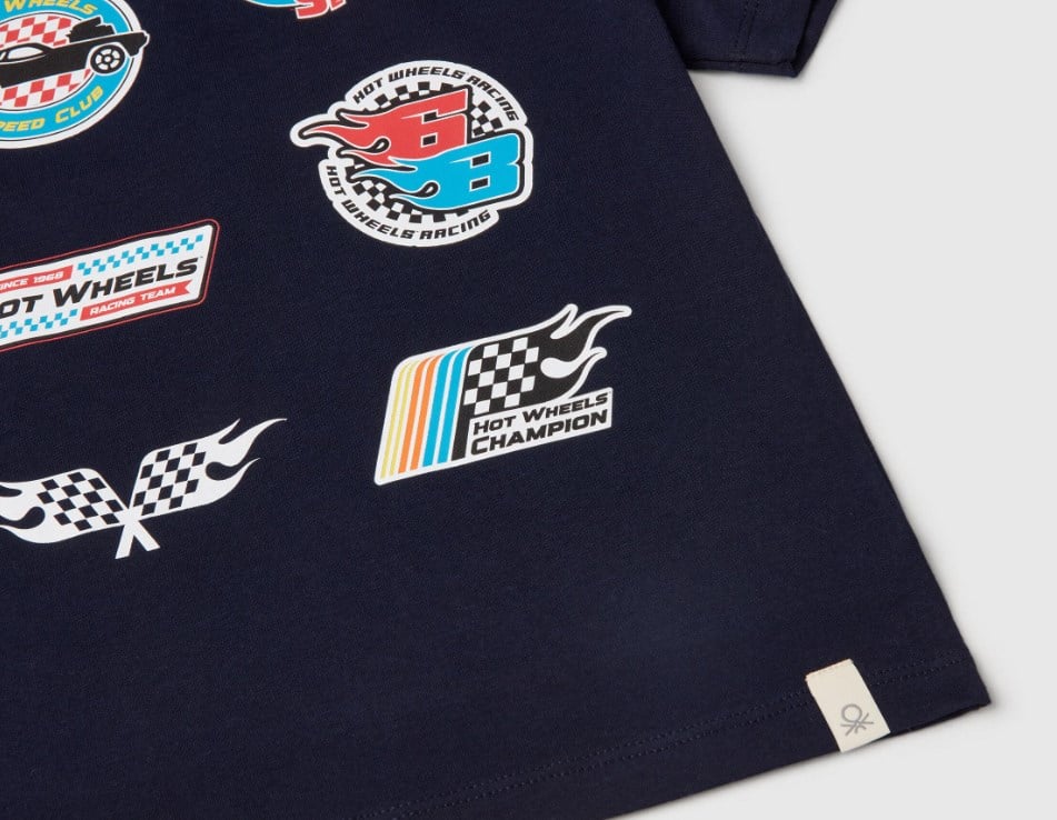 Benetton Erkek Bebek Turbo Kısa Kol Tshirt 1-6 Yaş LACİVERT