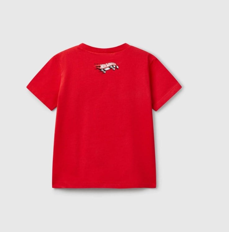 Benetton Erkek Bebek Turbo Kısa Kol Tshirt 1-6 Yaş KIRMIZI