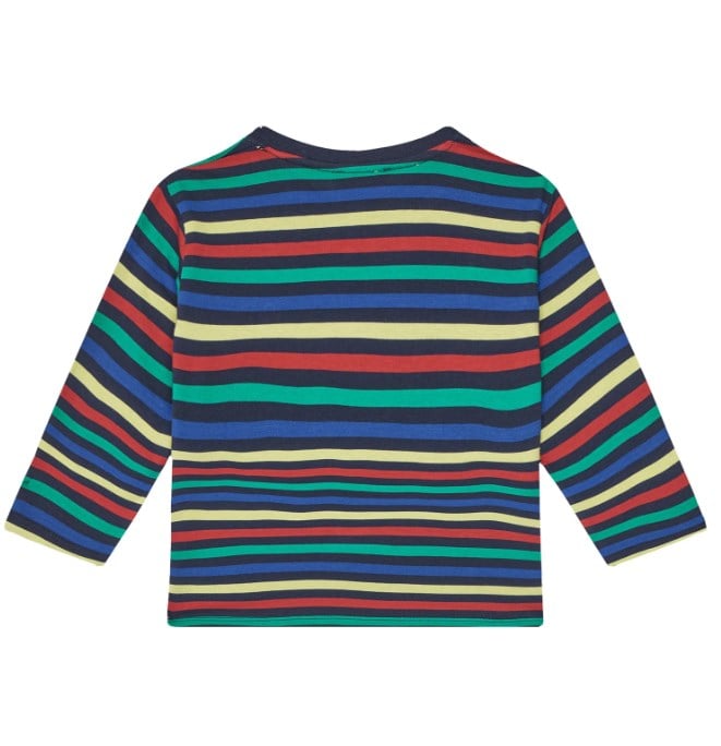 Benetton Erkek Bebek Uzun Kollu Çizgili Tshirt 1-6 Yaş RENKLİ