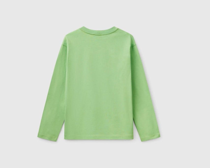 BENETTON ERKEK ÇOCUK 3I1XC10N5 UZUN KOLLU TİŞÖRT GKB0013 YEŞİL