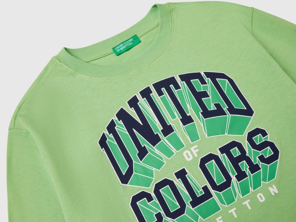 BENETTON ERKEK ÇOCUK 3I1XC10N5 UZUN KOLLU TİŞÖRT GKB0013 YEŞİL