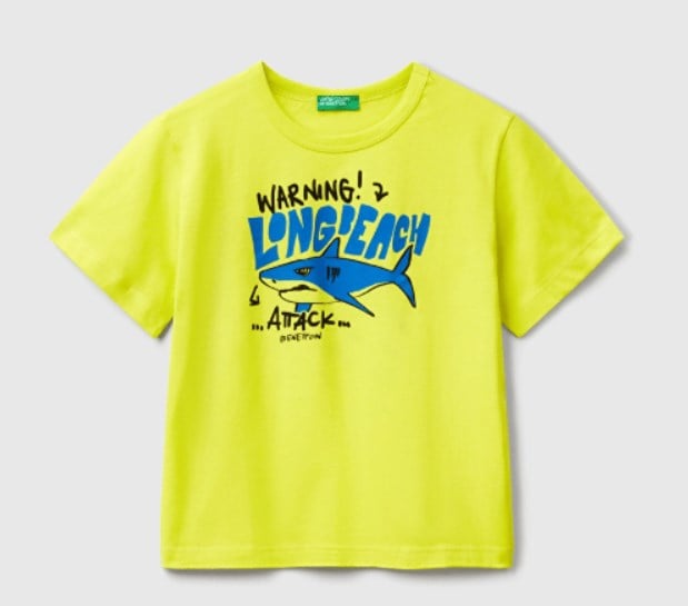 BENETTON ERKEK ÇOCUK 3I1XG10IJ BENETTON TİŞÖRT GKB0054 SARI