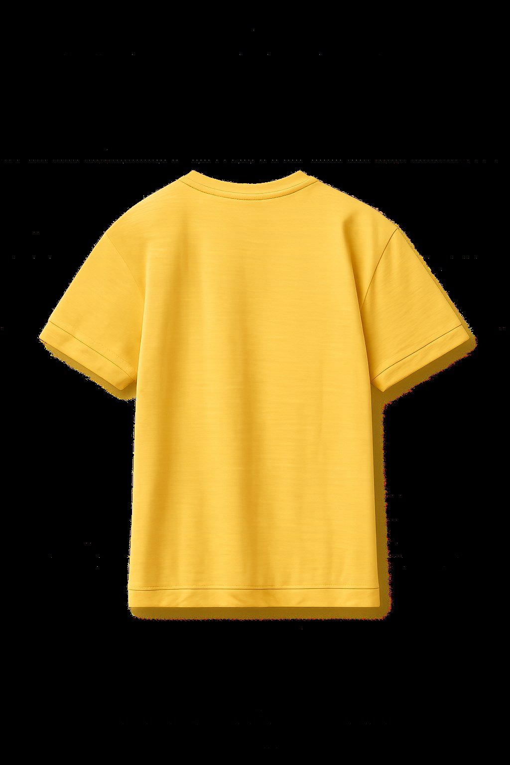 Benetton Erkek Çocuk Baskı Detaylı Bisiklet Yaka T-shirt SARI