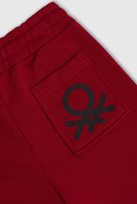 Benetton Erkek Çocuk Belden İpli Eşofman 4-14 Yaş BORDO