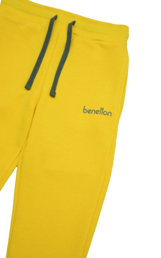 Benetton Erkek Çocuk Beli İpli Eşofman Altı  4-14 Yaş SARI