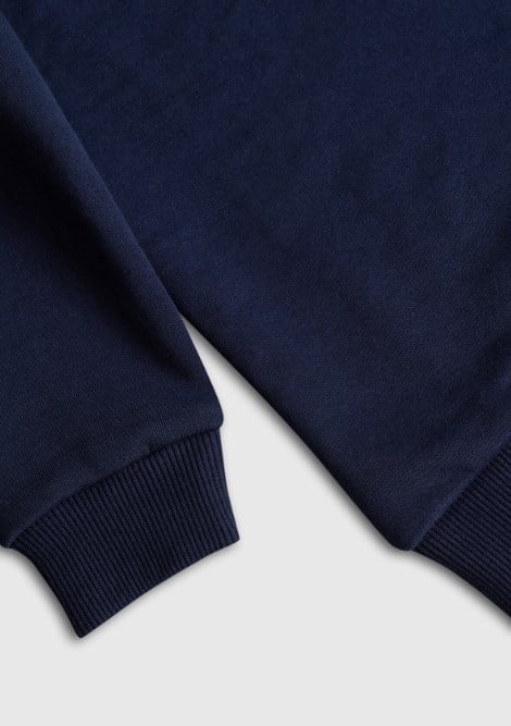Benetton Erkek Çocuk Benetton Yazılı Sweatshirt LACİVERT