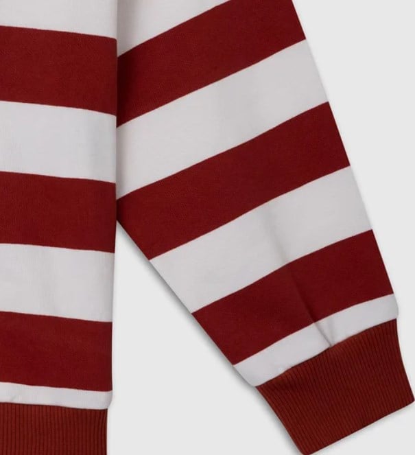 Benetton Erkek Çocuk Çizgili Sweatshirt 4-14 Yaş TURUNCU