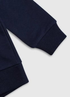 Benetton Erkek Çocuk Dik Yaka Fermuarlı Ceket 4-14 Yaş LACİVERT
