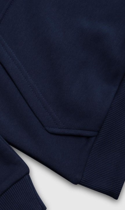Benetton Erkek Çocuk Kapişonlu Cepli Sweatshirt 4-14 Yaş LACİVERT