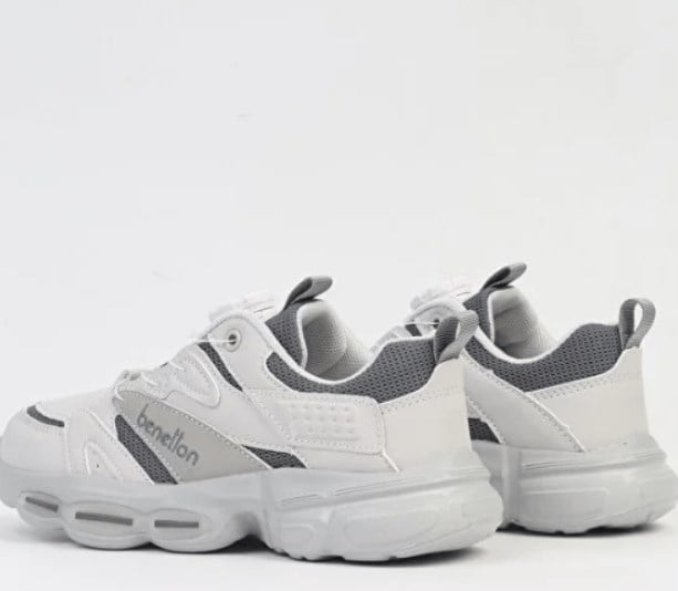 Benetton Erkek Çocuk Kilit Bağ Cool Spor Ayakkabı 31-35 GRİ
