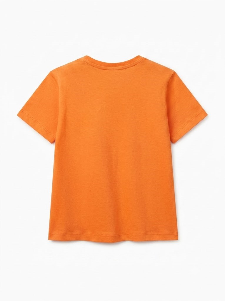Benetton Erkek Çocuk Kısa Kollu Tişört 1-6 Yaş TURUNCU