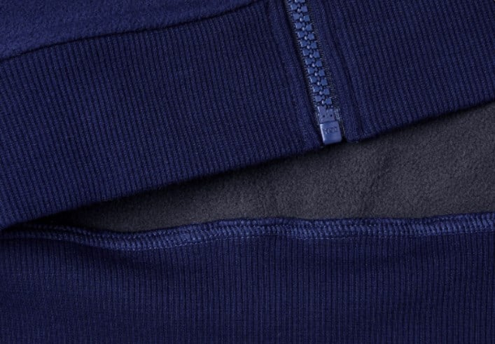Benetton Erkek Çocuk Polar Kapişonlu Fermuarlı Ceket 6-14 Yaş LACİVERT
