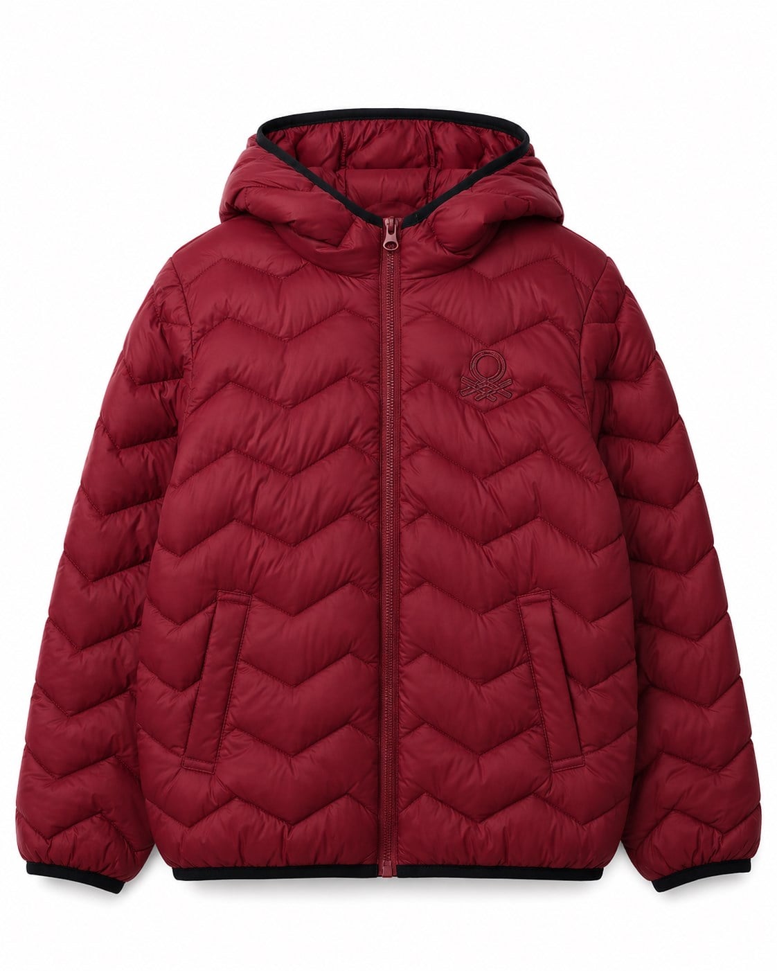 Benetton Erkek Çocuk Şişme Mevsimlik Mont 6-14 Yaş BORDO
