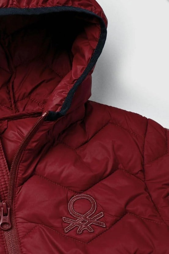 Benetton Erkek Çocuk Şişme Mevsimlik Mont 6-14 Yaş BORDO