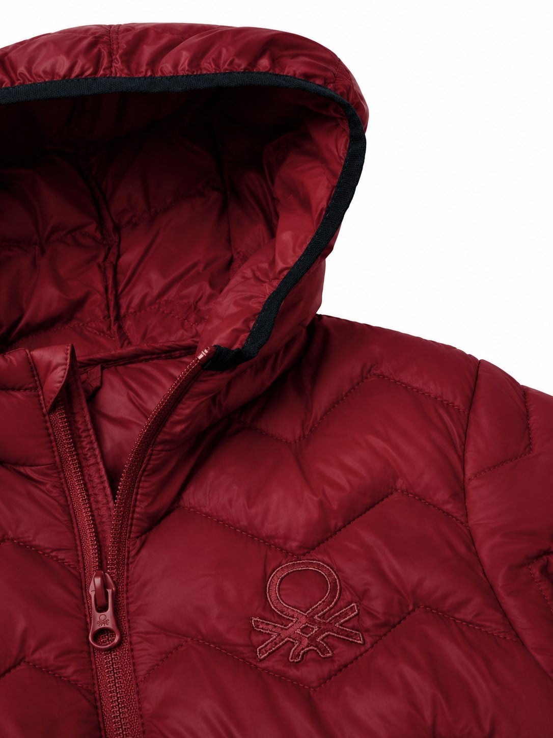 Benetton Erkek Çocuk Şişme Mevsimlik Mont 6-14 Yaş BORDO