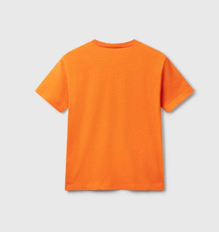 Benetton Erkek Çocuk Sunvibes Neon  Kısa Kollu Tişört 6-14 Yaş TURUNCU