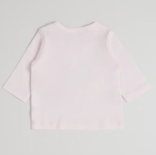 Benetton Kız Bebek Deniz Kızı Baskı Uzun Kollu Tişört 3-18 Ay AÇIK PEMBE