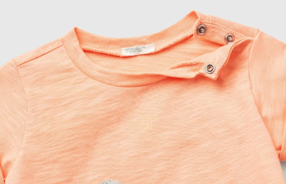 Benetton Kız  Bebek Gökkuşağı Tişört  3-18 Ay SOMON