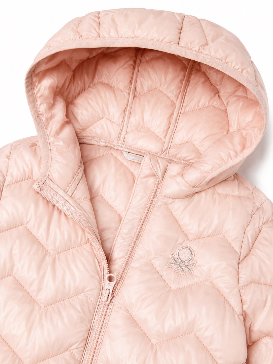 Benetton Kız Bebek Şişme Mevsimlik Mont 1-6 Yaş AÇIK PEMBE