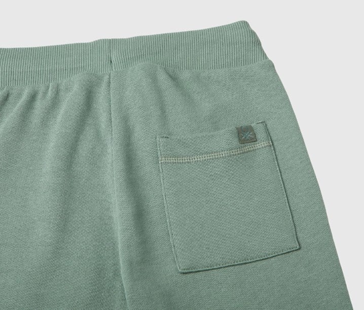 Benetton Kız Çocuk Arka Cep Detaylı Basic Beli Lastikli Eşofman Altı 6-14 Yaş YEŞİL