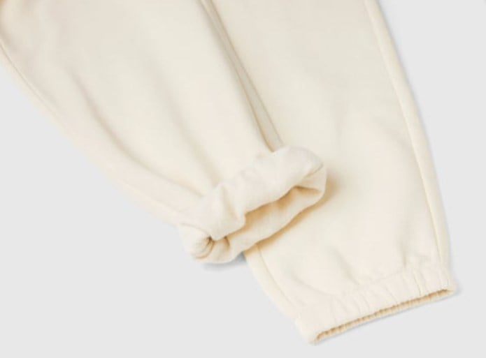 Benetton Kız Çocuk Beli Lastikli Basic Eşofman Altı 6-14 Yaş KREM