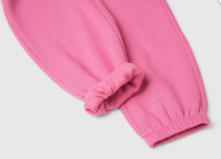 Benetton Kız Çocuk Beli Lastikli Basic Eşofman Altı 6-14 Yaş PEMBE
